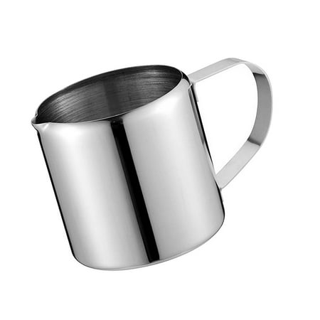 Milk Jug Cup with Lip Shape Stainless Steel Handheld for kitchen and ///5oz/10oz 5oz
Milk Jug Cup with Lip Shape Stainless Steel Handheld for kitchen and ///5oz/10oz 5oz