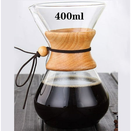 400ML 600ML 800ML Resistant Glass Coffee Pot Stainless Steel Filter Dozer Anti Scald Wooden Handle Brewer Pot Barista Tool
400ML 600ML 800ML Resistant Glass Coffee Pot Stainless Steel Filter Dozer Anti Scald Wooden Handle Brewer Pot Barista Tool