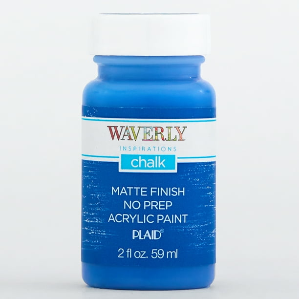 Waverly Inspirations 60891E Chalk Paint, Ultra Matte Finish, Ocean, 2 fl oz