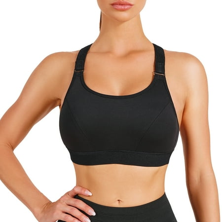 Irisnaya Women s Padded Sports Bra Wirefree High Impact Support Crop Top with Adjustable Straps Yoga Bra for Workout Gym(Black X-Large)
Irisnaya Women s Padded Sports Bra Wirefree High Impact Support Crop Top with Adjustable Straps Yoga Bra for Workout Gym(Black X-Large)