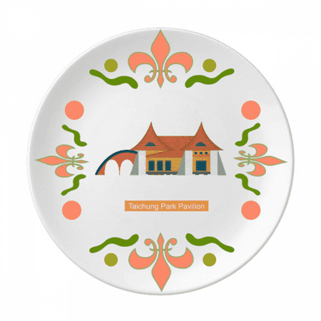 Taiwan Attractions Taichung Park Pavilion Flower Ceramics Plate Tableware Dinner Dish
Taiwan Attractions Taichung Park Pavilion Flower Ceramics Plate Tableware Dinner Dish