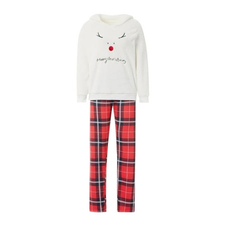 Christmas Family Matching Hoodies Outfits Long Sleeve Deer Hooded Sweatshirt + Plaid Trousers Set Leisure Pajamas
Christmas Family Matching Hoodies Outfits Long Sleeve Deer Hooded Sweatshirt + Plaid Trousers Set Leisure Pajamas