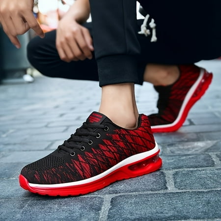 Lightweight Air Cushion Knitted Running Shoes Unisex Mesh Lace Up Casual Sneakers Women s Footwear
Lightweight Air Cushion Knitted Running Shoes Unisex Mesh Lace Up Casual Sneakers Women s Footwear