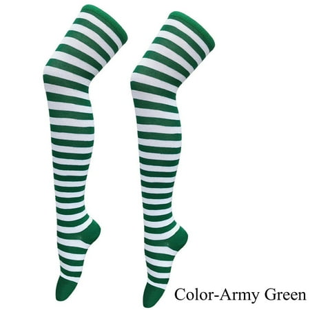 Christmas High Long Stockings Over Knee Socks Christmas Party Socks Knee High Long Striped Stocking Socks 1 Pair
Christmas High Long Stockings Over Knee Socks Christmas Party Socks Knee High Long Striped Stocking Socks 1 Pair