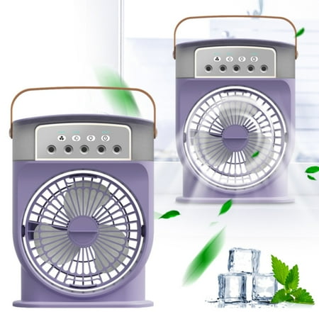 Portable Cooling Fan Purple Clearance! Hilingoto Cool Air Humidifier Fan Mount Portable Fan 4 Color 3 Speed Mini Frost Fan Maximum Fan Water Freezing Portable Air Conditioning Household Fan
Portable Cooling Fan Purple Clearance! Hilingoto Cool Air Humidifier Fan Mount Portable Fan 4 Color 3 Speed Mini Frost Fan Maximum Fan Water Freezing Portable Air Conditioning Household Fan