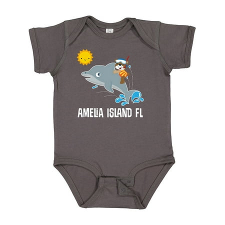 Inktastic Amelia Island Florida Gift Baby Boy or Baby Girl Bodysuit