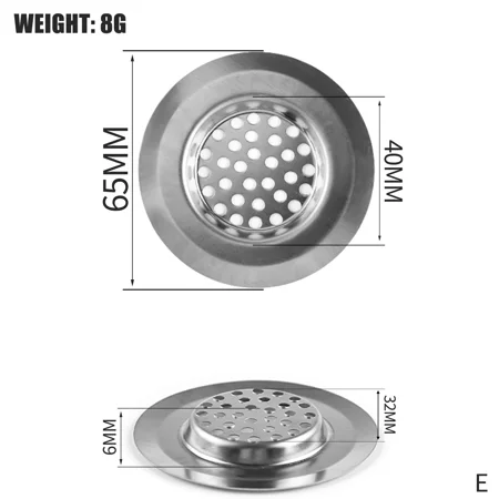 1PCS Kitchen Sink Filter Stainless Steel Mesh Sink Strainer Filter Bathroom Sink Strainer Drain Hole Filter Trap Waste Screen
1PCS Kitchen Sink Filter Stainless Steel Mesh Sink Strainer Filter Bathroom Sink Strainer Drain Hole Filter Trap Waste Screen