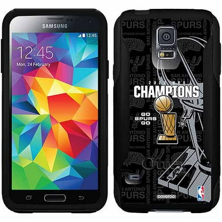 San Antonio Spurs Champions 2014 Design on OtterBox Commuter Series Case for Samsung Galaxy S5