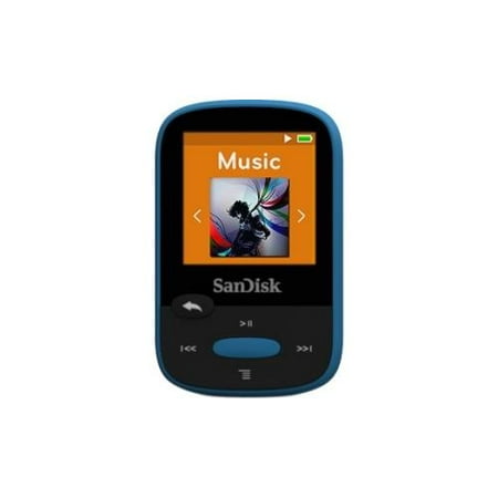 SanDisk Clip Sport 8GB Flash MP3 Player - Blue