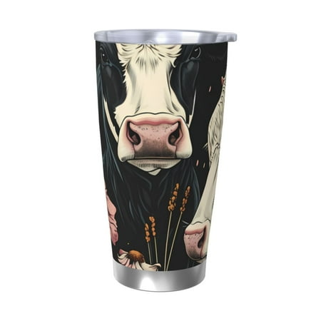 Lukts Vintage Sunflower Cow for 20OZ Car Cup Stainless Steel Direct Drinking Straw Thermos Cup Suitable for Office Travel and Car-Without Straw
Lukts Vintage Sunflower Cow for 20OZ Car Cup Stainless Steel Direct Drinking Straw Thermos Cup Suitable for Office Travel and Car-Without Straw
