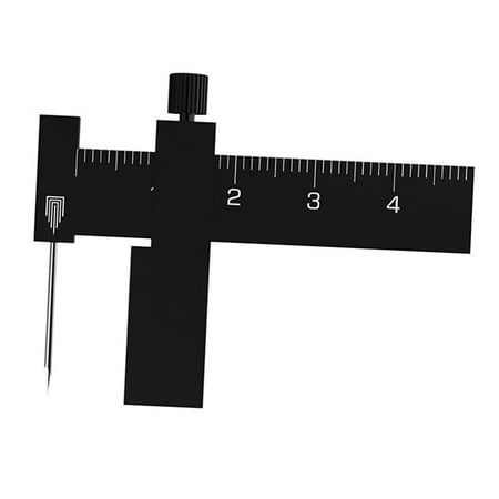 Equidistant Parallel Scriber Tool Carving Ruler T14A02 Handheld Metal with Scale DIY Auxiliary Ruler for Mechanical Woodworking Black
Equidistant Parallel Scriber Tool Carving Ruler T14A02 Handheld Metal with Scale DIY Auxiliary Ruler for Mechanical Woodworking Black