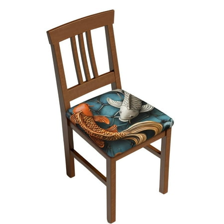 Sigee Colorful Koi Fish Art for Square Chair Cushion Covers for Furniture Protector Couch Cushion Slipcovers-Four Pieces
Sigee Colorful Koi Fish Art for Square Chair Cushion Covers for Furniture Protector Couch Cushion Slipcovers-Four Pieces