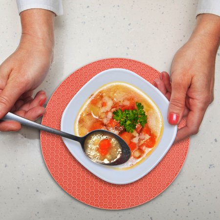 Cushion Silicone Insulating Mat Household Dining Mat Bowl Mat Sand Pot Anti-Scalding Pot Mat Bowl Mat Dining Plate High Temperature Table Mat(5.6IN) 
Cushion Silicone Insulating Mat Household Dining Mat Bowl Mat Sand Pot Anti-Scalding Pot Mat Bowl Mat Dining Plate High Temperature Table Mat(5.6IN)