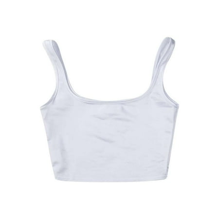 FREE SHIPPING-camisole Fashion Women Sleeveless Casual Vest Ladies Chest pad movement Short Tank Tops nightgowns for women lingerie valentines day birthday gifts White
FREE SHIPPING-camisole Fashion Women Sleeveless Casual Vest Ladies Chest pad movement Short Tank Tops nightgowns for women lingerie valentines day birthday gifts White