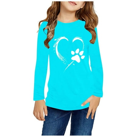 Aboser Fall Basic Shirt for Kids Girls Cute Print Tees Soft Long Sleeve Undershirts Multricolor T Shirts Toddler Baby Boys Crewneck Blouses for 3-14 Years
Aboser Fall Basic Shirt for Kids Girls Cute Print Tees Soft Long Sleeve Undershirts Multricolor T Shirts Toddler Baby Boys Crewneck Blouses for 3-14 Years