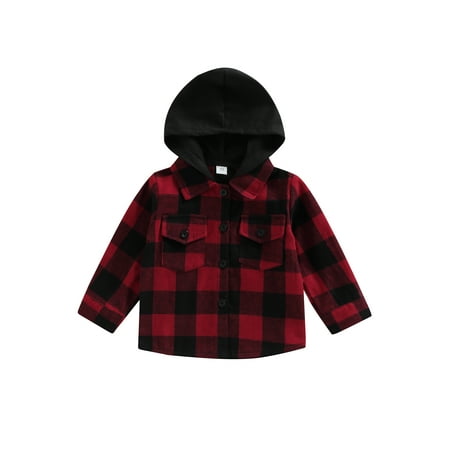 Ma&Baby Toddler Baby Boy Flannel Plaid Jacket Long Sleeve Button Down Hooded Shirts Coats Shacket
Ma&Baby Toddler Baby Boy Flannel Plaid Jacket Long Sleeve Button Down Hooded Shirts Coats Shacket