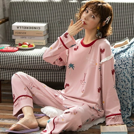 CoCopeaunt New Homewear Pajamas Set pure cotton Cute Leisure Women Sleepwear 2Pcs Nightwear for Women Nightwear Long Loose Waist Pant
CoCopeaunt New Homewear Pajamas Set pure cotton Cute Leisure Women Sleepwear 2Pcs Nightwear for Women Nightwear Long Loose Waist Pant