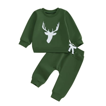 Wilcliar Baby Boys Pants Sets Christmas Outfits Long Sleeve Print Sweatshirt Elastic Sweatpants
Wilcliar Baby Boys Pants Sets Christmas Outfits Long Sleeve Print Sweatshirt Elastic Sweatpants