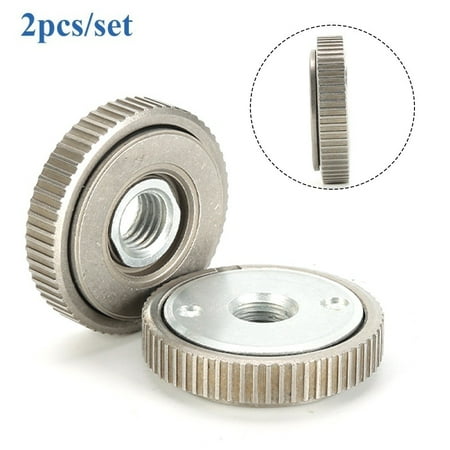 BAMILL 2 Pack M14 Angle Grinder M14 Thread Replacement Quick-release Nut Clamping