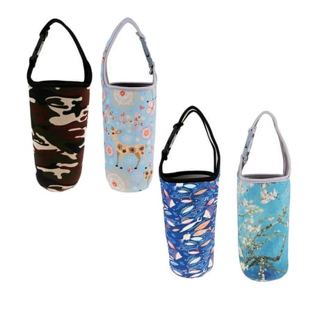 4x Insulated Neoprene Tumbler Carrier Holder Protective