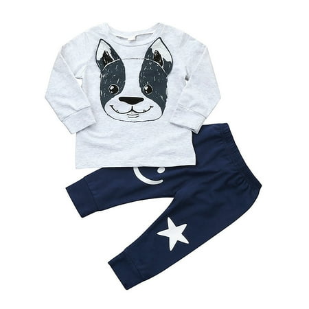 QWERTYU Infant Baby Toddler Child Children Kids Cartoon Print Long Sleeve T Shirts and Pants Set Clothing Set Outfits for Boy 6M-2Y
QWERTYU Infant Baby Toddler Child Children Kids Cartoon Print Long Sleeve T Shirts and Pants Set Clothing Set Outfits for Boy 6M-2Y