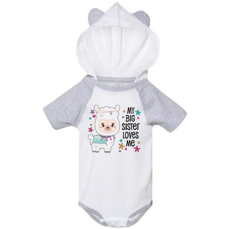 Inktastic My Big Sister Loves Me- cute and happy llama Gift Baby Boy or Baby Girl Bodysuit
Inktastic My Big Sister Loves Me- cute and happy llama Gift Baby Boy or Baby Girl Bodysuit