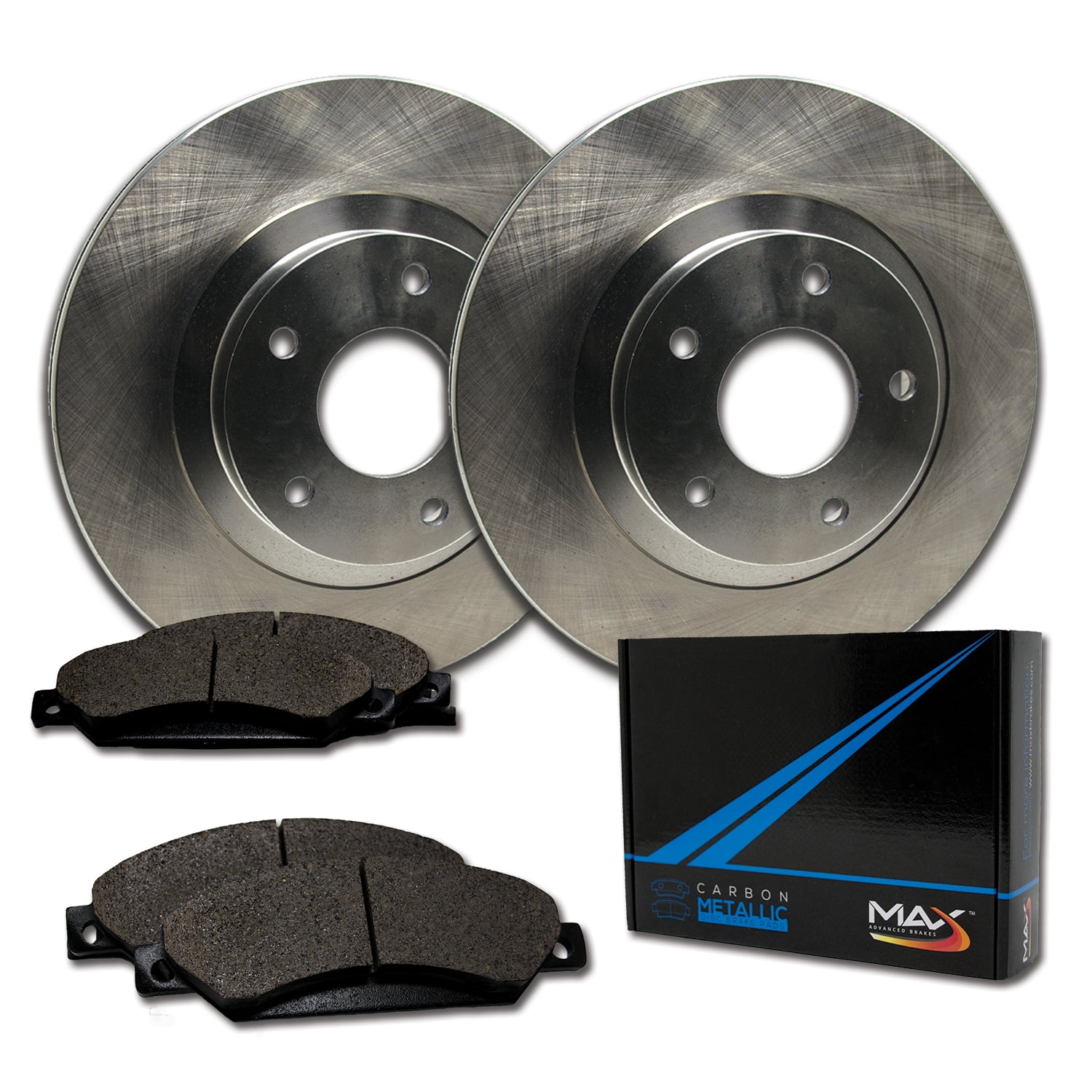 2005 2006 Fit Toyota Tacoma w//5 Stud Whl Max Performance Metallic Brake Pads F