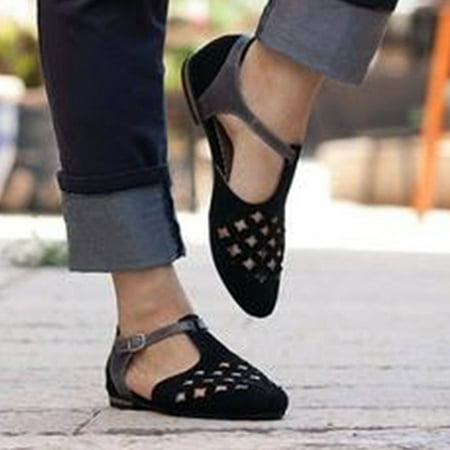 Zpanxa Shoes for Women Pointed Toe Buckle Hollow Out Comfy Casual Shoes Solid Comfortable Low Heeled Single Shoes Black Womens Shoes 37
Zpanxa Shoes for Women Pointed Toe Buckle Hollow Out Comfy Casual Shoes Solid Comfortable Low Heeled Single Shoes Black Womens Shoes 37