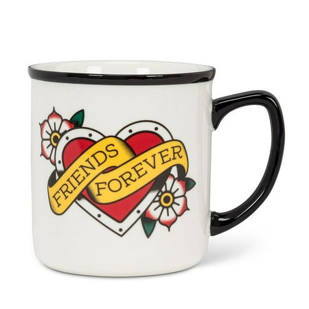 Set of 12 Friends Forever Tattoo Mug