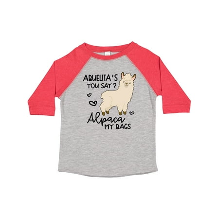 Inktastic Abuelita s You Say Alpaca My Bags Gift Toddler Boy or Toddler Girl T-Shirt
Inktastic Abuelita s You Say Alpaca My Bags Gift Toddler Boy or Toddler Girl T-Shirt