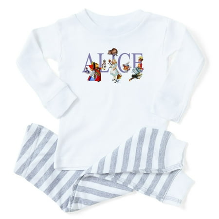 CafePress - ALICE & FRIENDS IN WONDERLAND - Toddler Long Sleeve Pajama set