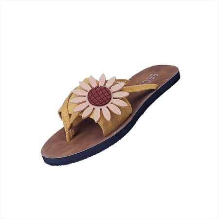 Womens Summer Ladies Sandals And Slippers Flip Flops Suede Flowers Flat Beach Shoes Open Toe Slide Sandals Comfortable Flats Flip-Flops Sandal Casual Platforms Wedge Sandals Heeled Sandals A7926
Womens Summer Ladies Sandals And Slippers Flip Flops Suede Flowers Flat Beach Shoes Open Toe Slide Sandals Comfortable Flats Flip-Flops Sandal Casual Platforms Wedge Sandals Heeled Sandals A7926