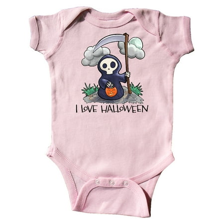 Inktastic I Love Halloween with Cute Trick or Treating Grim Reaper Gift Baby Boy or Baby Girl Bodysuit
Inktastic I Love Halloween with Cute Trick or Treating Grim Reaper Gift Baby Boy or Baby Girl Bodysuit