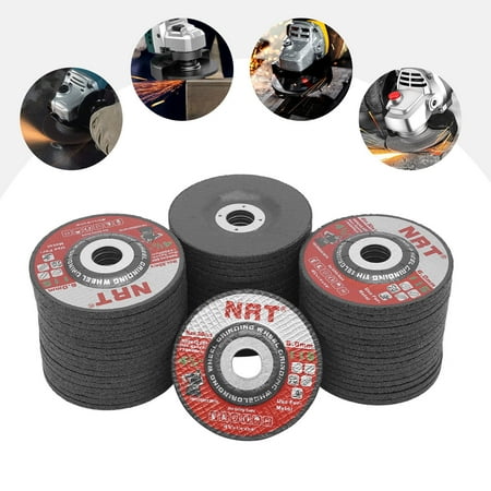 Miumaeov 50-Pack of Durable Aluminum Oxide Grinding Wheels for Metal 4.5 Inch Angle Grinder Discs with 24 Grit 13 300 RPM Maximum Speed for Various Processing Materials
Miumaeov 50-Pack of Durable Aluminum Oxide Grinding Wheels for Metal 4.5 Inch Angle Grinder Discs with 24 Grit 13 300 RPM Maximum Speed for Various Processing Materials