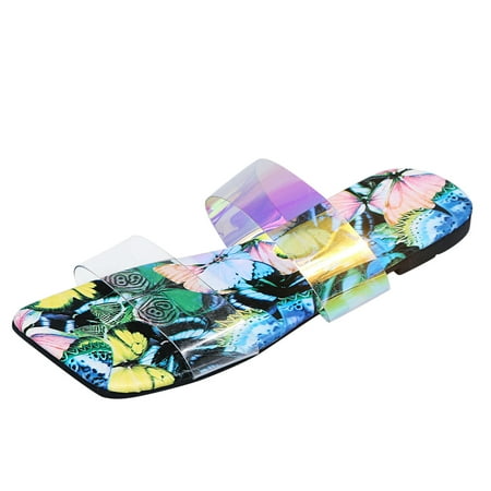 dmqupv Women s Beach Slide Casual Flat Slippers Printed Fashion Sandals Shoes Women s slipper Womens Leather Slippers Blue 8.5
dmqupv Women s Beach Slide Casual Flat Slippers Printed Fashion Sandals Shoes Women s slipper Womens Leather Slippers Blue 8.5