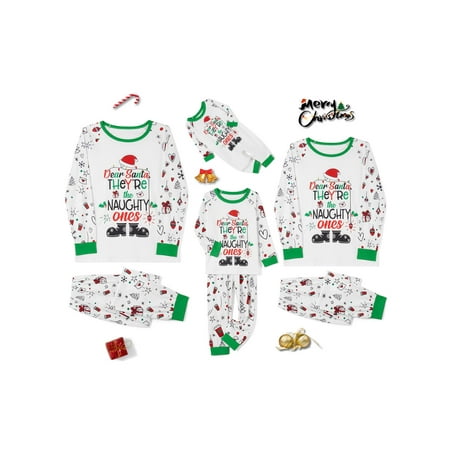 Huakaishijie Matching Family Pajamas Sets Christmas PJ s Cartoon Letter Print Long Sleeve Tee and Bottom Loungewear
Huakaishijie Matching Family Pajamas Sets Christmas PJ s Cartoon Letter Print Long Sleeve Tee and Bottom Loungewear