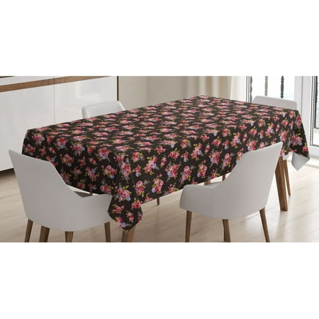 Rose Tablecloth Pattern with Old Fashioned Corsage and Bouquets Antique Feminine Floral Inspired Grace Rectangle Satin Table Cover for Dining Room and Kitchen 60 X 84 Multicolor by Ambesonne
Rose Tablecloth Pattern with Old Fashioned Corsage and Bouquets Antique Feminine Floral Inspired Grace Rectangle Satin Table Cover for Dining Room and Kitchen 60 X 84 Multicolor by Ambesonne