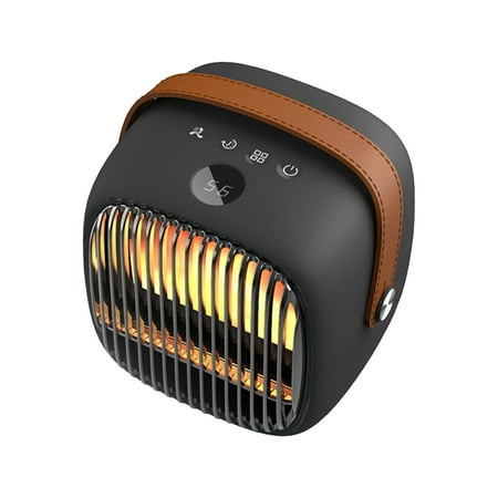 Doolland Space Heater Mini Electric Space Heater 800W Retro Leather Handle Design Ceramic Heater,3 Operating Modes Space Heaters for Indoor Office Bedroom and Under Desk
Doolland Space Heater Mini Electric Space Heater 800W Retro Leather Handle Design Ceramic Heater,3 Operating Modes Space Heaters for Indoor Office Bedroom and Under Desk