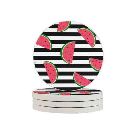 Circular Drink Coasters Set Watermelon Beautiful Home Decor Diatomite Heat-Resistant Diatomite Protect Table Countertop
Circular Drink Coasters Set Watermelon Beautiful Home Decor Diatomite Heat-Resistant Diatomite Protect Table Countertop