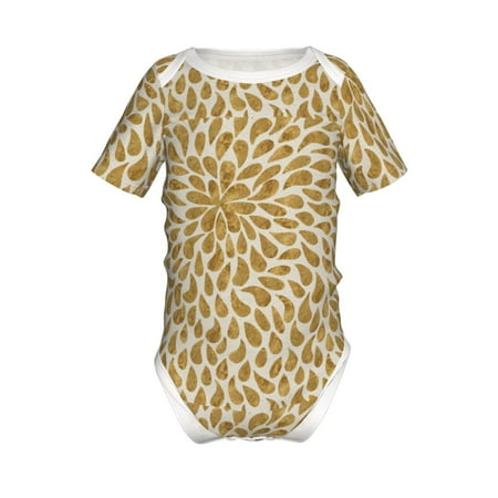 Lukts Gold Drops Print Baby Short Sleeve Romper Onesie for Newborn Baby Boys and Girls-18 Months
Lukts Gold Drops Print Baby Short Sleeve Romper Onesie for Newborn Baby Boys and Girls-18 Months