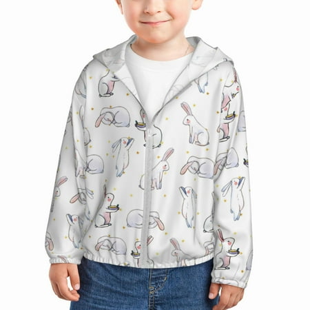 Gaeub Rabbit Eating Print Athletic Sun Protection Hoodie for Kids Long Sleeve Outdoor UV Shirt Running Fishing Top for Boys Girls-2 Years
Gaeub Rabbit Eating Print Athletic Sun Protection Hoodie for Kids Long Sleeve Outdoor UV Shirt Running Fishing Top for Boys Girls-2 Years