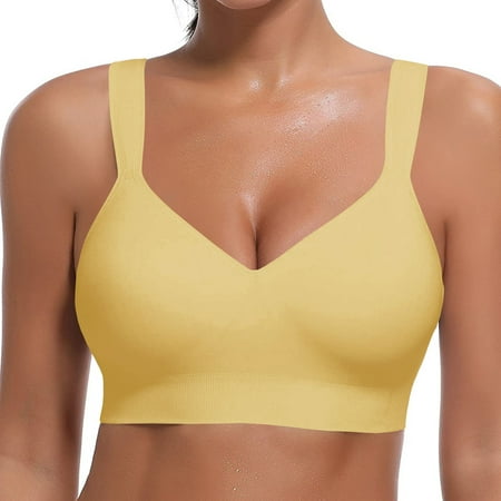 Knosfe Women s Sports Bras Comfort Support Bralette Yoga Workout Lightly Wireless Bra for Women
Knosfe Women s Sports Bras Comfort Support Bralette Yoga Workout Lightly Wireless Bra for Women