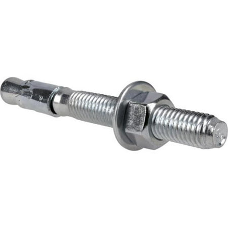 0.5 x 4.25 in. Zinc Power Stud Plus Wedge Anchor - 25 Count