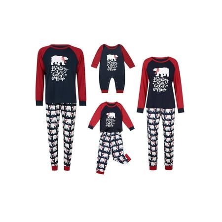 Calsunbaby Parent-Children Christmas Pajamas Set Cartoon Bear Long-Sleeves Tops with Pants Suit/Jumpsuit Sleepwear for Adults/Kids
Calsunbaby Parent-Children Christmas Pajamas Set Cartoon Bear Long-Sleeves Tops with Pants Suit/Jumpsuit Sleepwear for Adults/Kids