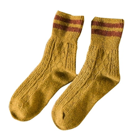HELEVIA Winter Thick Long Socks Retro Striped Soft Warm Casual Socks for Women
HELEVIA Winter Thick Long Socks Retro Striped Soft Warm Casual Socks for Women