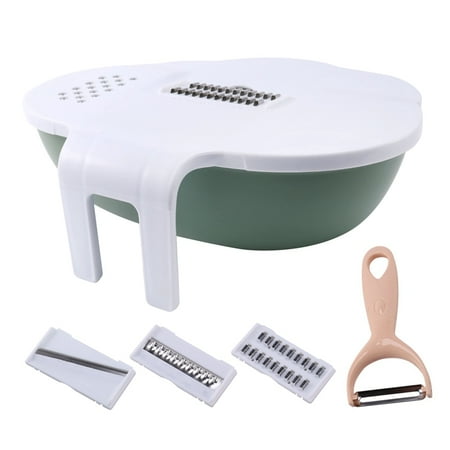 Multi Manual Slicer Rotate Vegetable Cutter with Drain Basket Multi-Function Kitchen Shredder Grater Slicer Peeler Blue
Multi Manual Slicer Rotate Vegetable Cutter with Drain Basket Multi-Function Kitchen Shredder Grater Slicer Peeler Blue