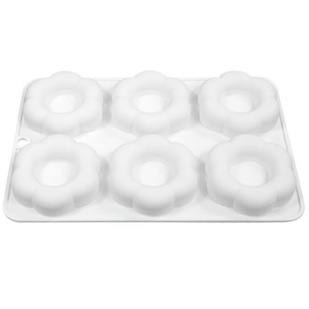 Pnellth Mousse Cake Mold Food Grade BPA Free Heat-Resistant Dishwasher Safe 6-Cavity DIY Fondant Chocolate Mold
Pnellth Mousse Cake Mold Food Grade BPA Free Heat-Resistant Dishwasher Safe 6-Cavity DIY Fondant Chocolate Mold