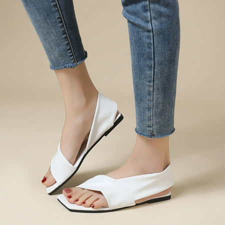 Hvyesh Flat Sandals for Women Casual Summer New Summer Flat Sole Shoes Casual Beach Outwear Open Toe Sandals Size 6
Hvyesh Flat Sandals for Women Casual Summer New Summer Flat Sole Shoes Casual Beach Outwear Open Toe Sandals Size 6