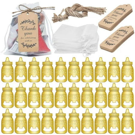 24pcs Metal Bottle Openers WithBags Thank You Tags Baby Shower Theme Party ReturnFor Guests
24pcs Metal Bottle Openers WithBags Thank You Tags Baby Shower Theme Party ReturnFor Guests
