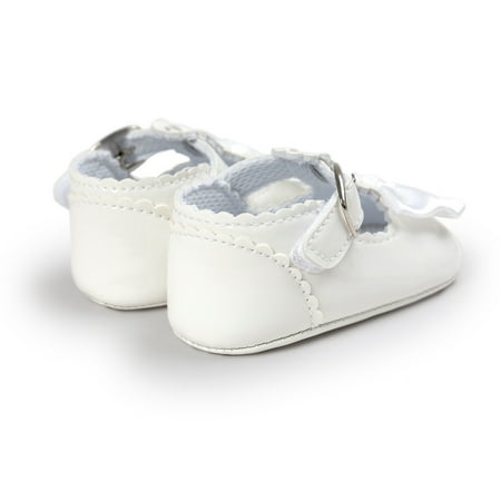 Yinguo Baby Bowknot Princess Soft Sole Shoes Toddler Sneakers Casual Shoes Red 11